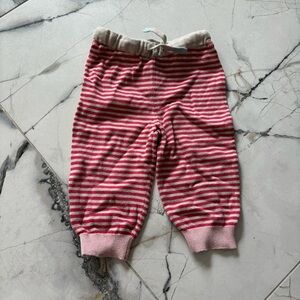 Baby Boden Pink and Cream Striped Bottoms